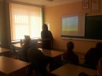 I- II gimn. klasės moksleiviai dalyvavo paskaitoje "VERSLUMO GEBĖJIMAI KARJEROS PROJEKTAVIME"
