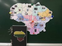 Gruzdžių gimnazijos  6 klasės mokiniai rengė projektą „Pažink Lietuvą“