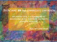 Švenčiame 15-tąjį gimnazijos gimtadienį