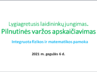 Integruota fizikos ir matematikos pamoka
