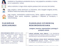 Kaip saugotis patiems ir saugoti kitus…