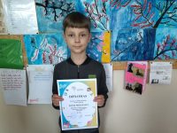 Jonas – Šiaulių rajono matematikos olimpiados II- os vietos laimėtojas!