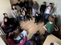 Gimnazijoje įrengta laisvalaikio zona mokiniams