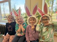 Vaikai džiugiai pasitiko Velykas!