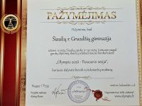 Sveikiname „Olympis“ pavasario sesijos dalyvius ir nugalėtojus!