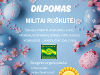 Virtualaus konkurso „Margučiai“ laureatė