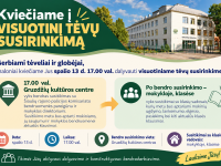 Kviečiame į visuotinį tėvų susirinkimą